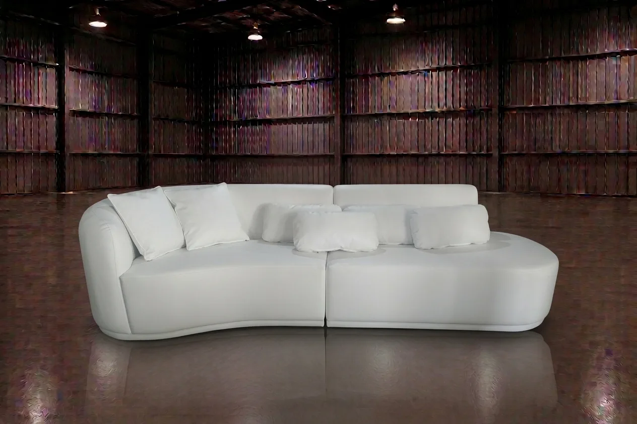 Sofá Curvo Modular Organic Minimalist