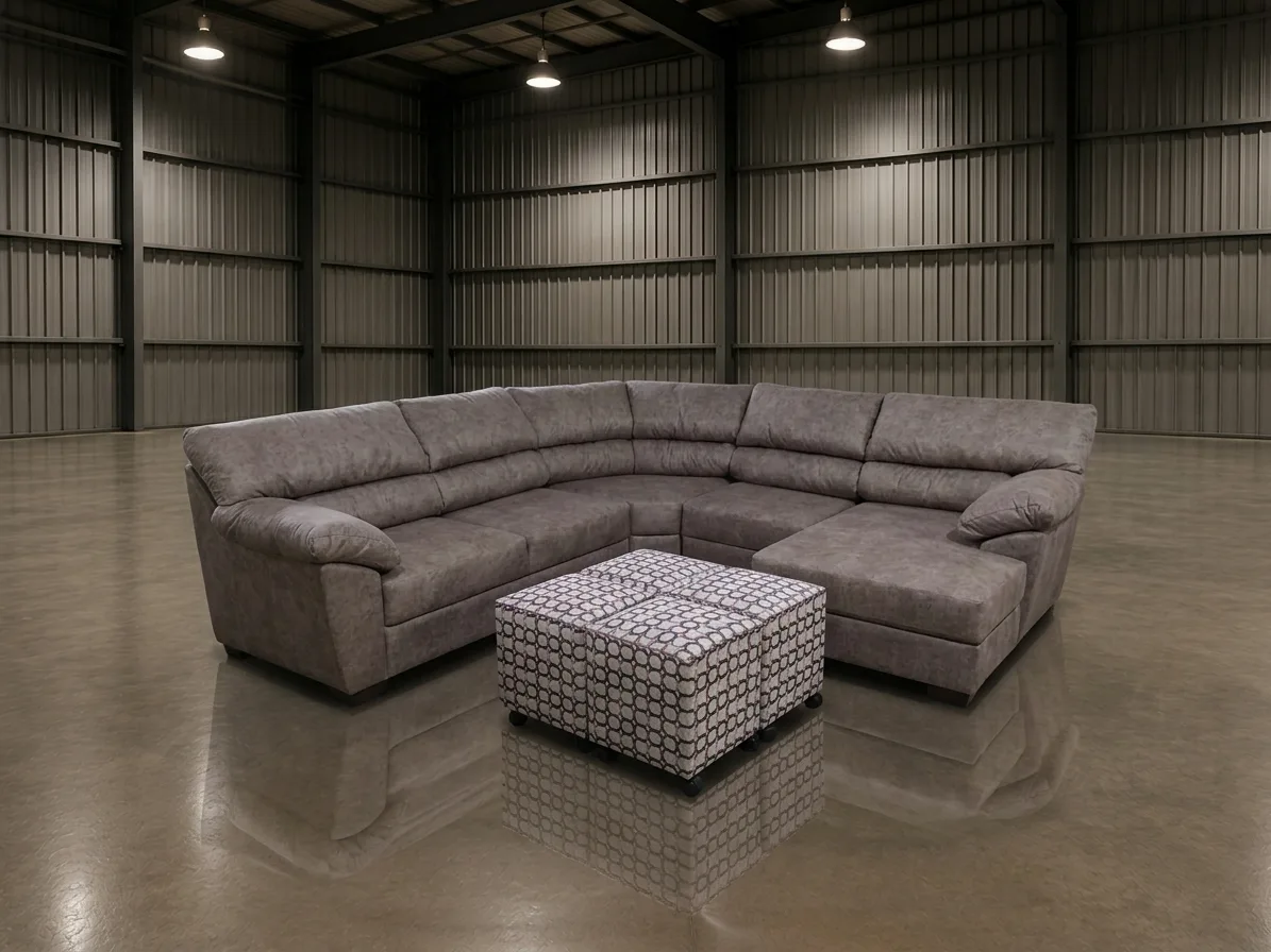 Sofá Seccional Comfort com Ottoman
